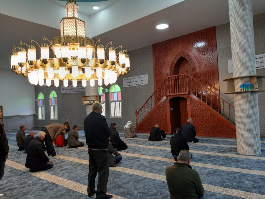 افتتاح مسجد خالد ابن الوليد في عرابة
